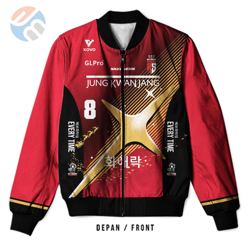 the moro|Jaket/Bomber/JERSEY VOLI RED SPARKS SPECIAL CHRISTMAS RED GOLD Pria & Wanita Dewasa