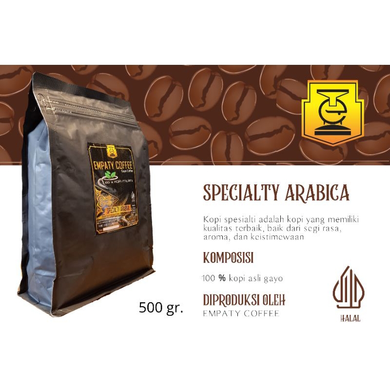 

KOPI GAYO ARABICA SPECIALTY COFFEE || 500 gr. : ).