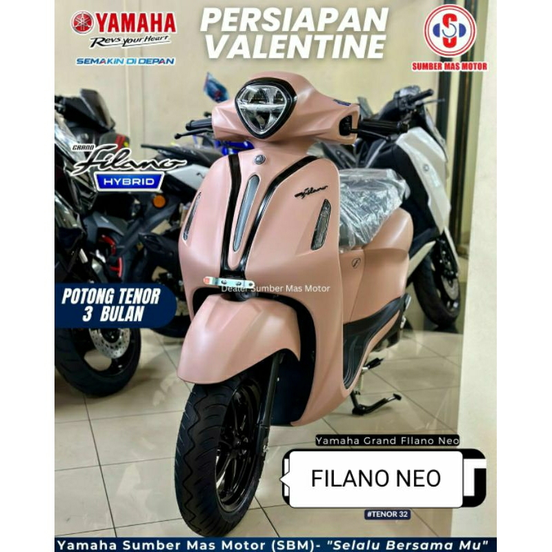 Kredit Yamaha Grand Filano Hybrid Neo Pink