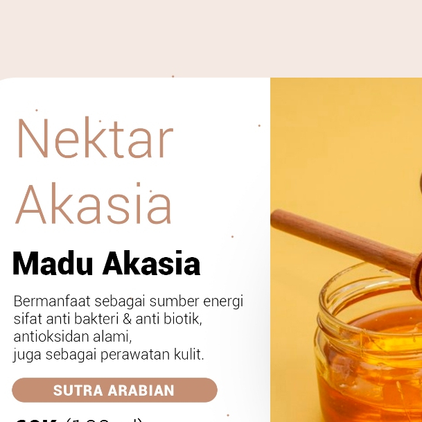 

Madu akasia / madu kemasan 100 ml / madu khas timur tengah / oleh oleh umroh / madu murni