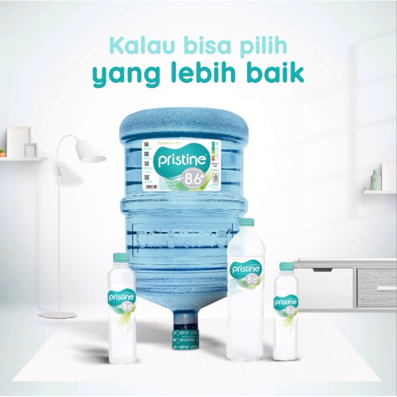 

Gojek Surabaya Only AIR MINERAL ALKALI PRISTINE 8+ PH tinggi Galon 19Lt - 1500ml - 600ml - 1500ml