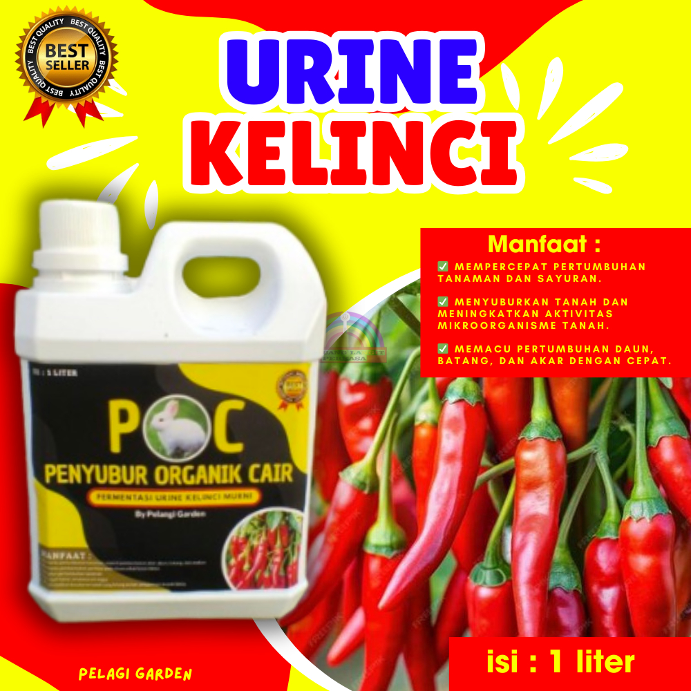 TERLARIS... Poc Urine Kelinci Fermentasi