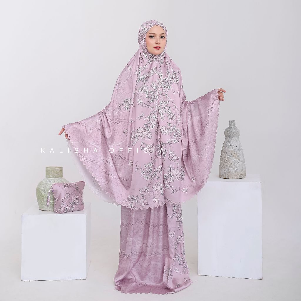 Mukena Silky Premium Mukena Silk Mukena Motif Mukena Dewasa Motif Mukena Lasercut By Kalisha