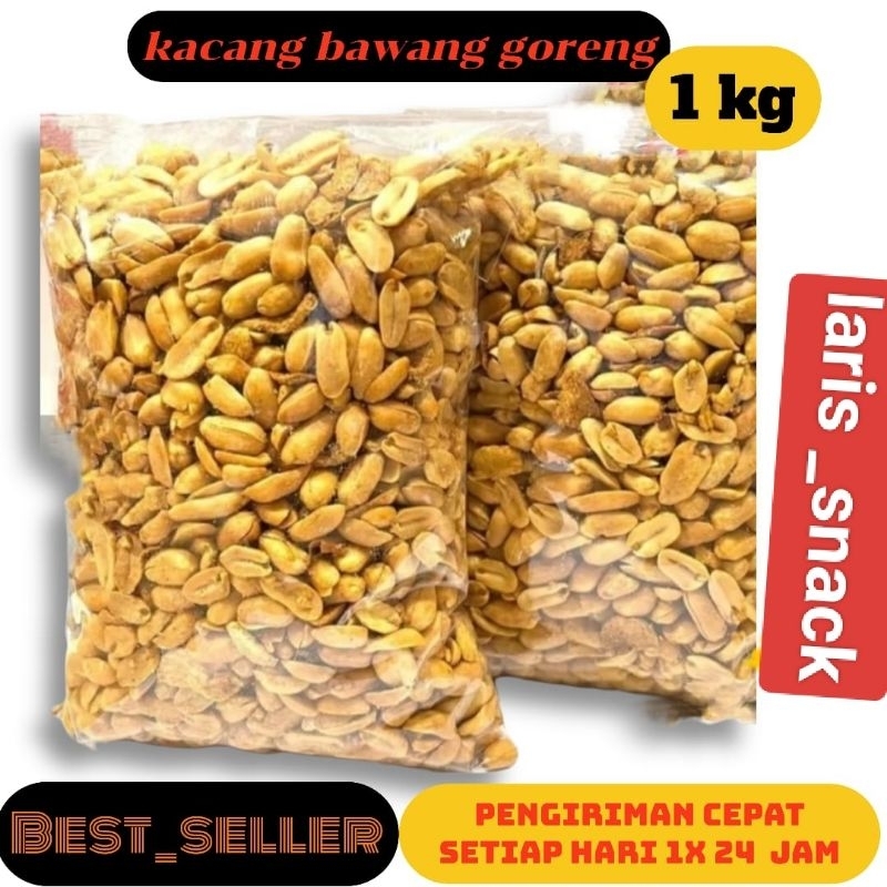 

kacang kupas bawang bandung 1 kg enak gurih viral/ promo lebaran