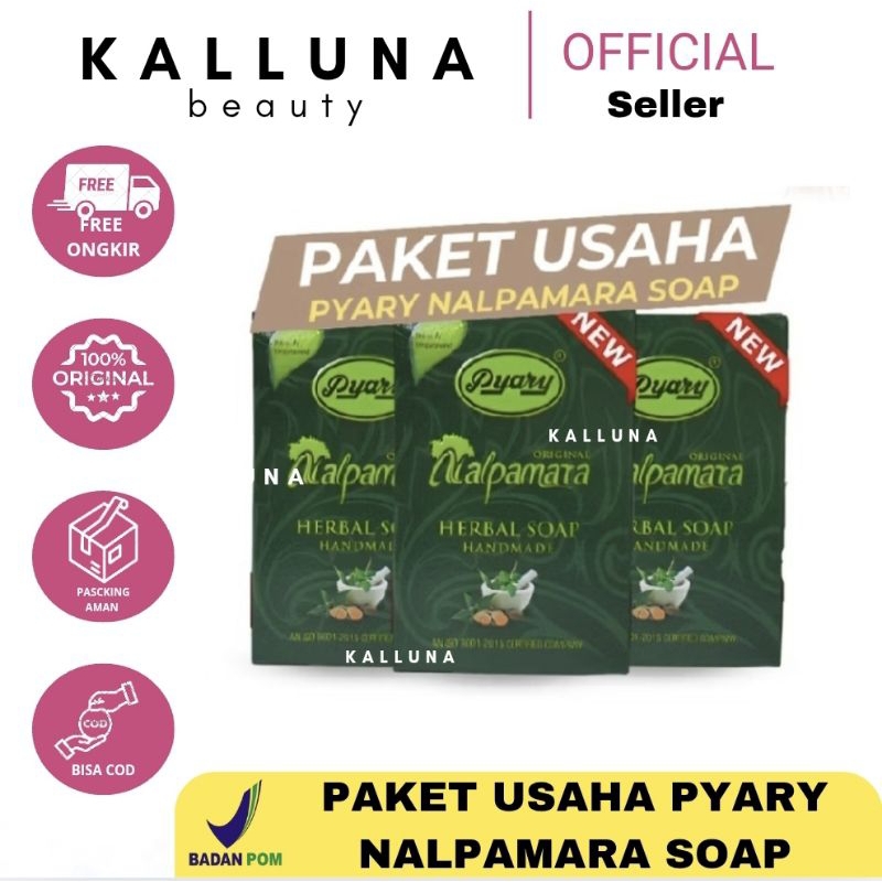 PAKET USAHA SABUN NALPAMARA ORIGINAL - HERBAL SOAP