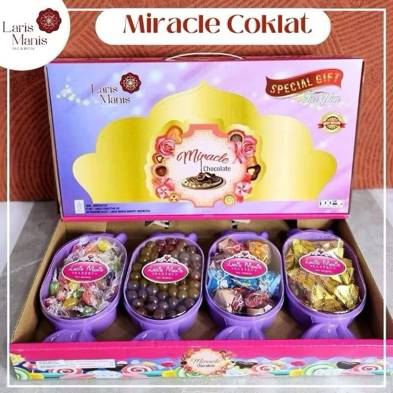 

PAKET LEBARAN LARIS MANIS MIRACLE COKLAT HAMPERS IDUL FITRI