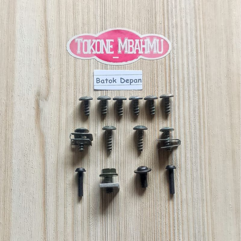 Baut Cover Body Bodi Batok Depan Yamaha Vega R Lama / Old Karbu Karburator