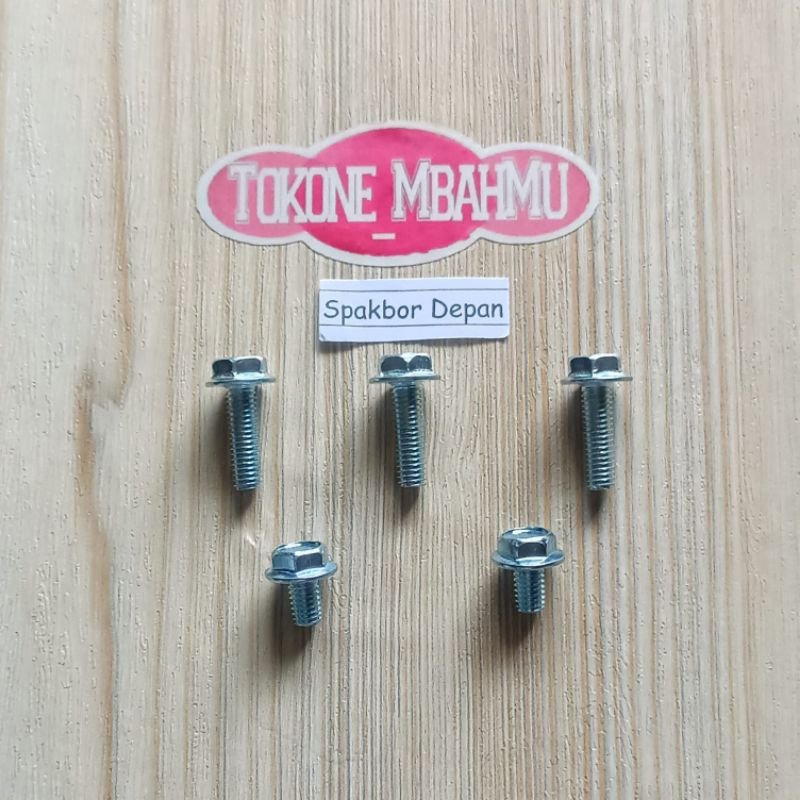 Baut Cover Body Bodi Spakbor Depan Yamaha Vega R Lama / Old Karbu Karburator