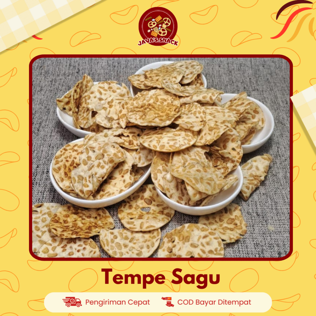 

Java's Snack Snack Kiloan Keripik Tempe Sagu Camilan Gurih 250gr - Tempe Oven snack Enak Dan Murah