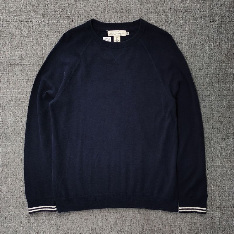 CREWNECK SWEATER HNM LOGG ON NAVY BLUE