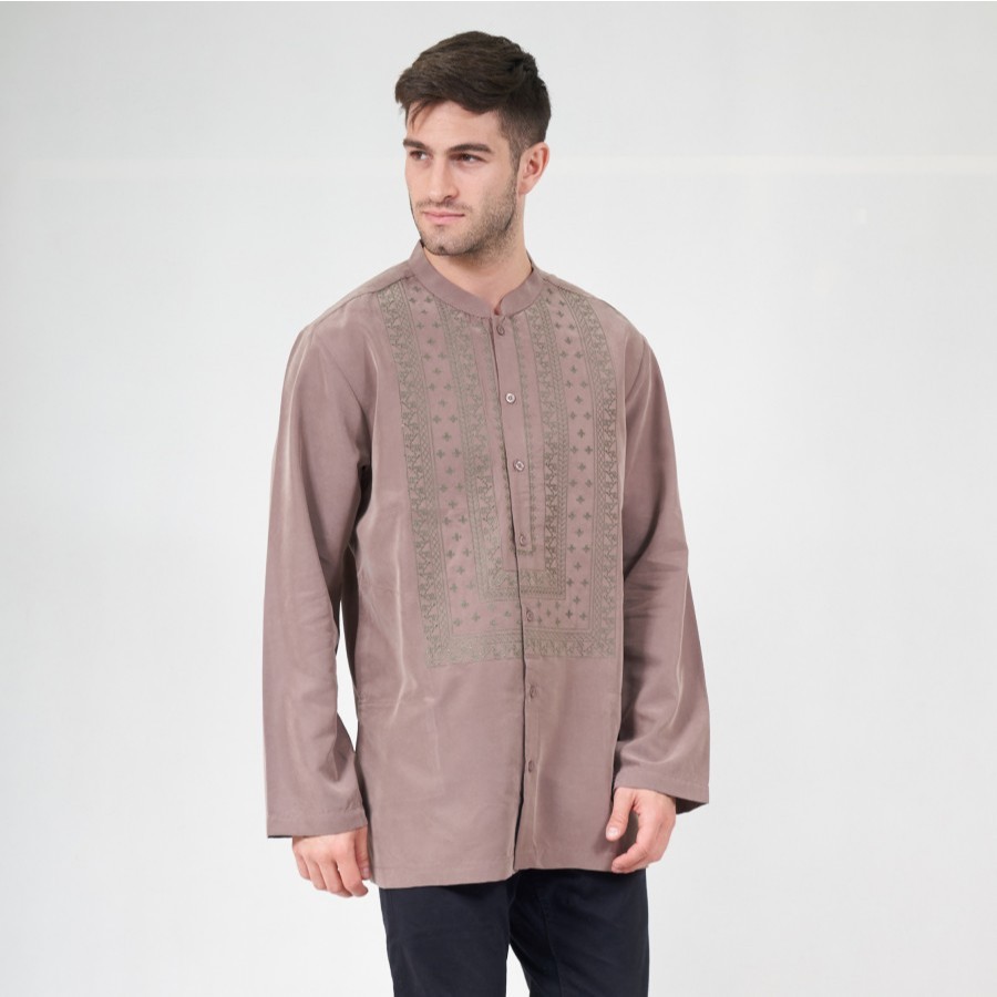 Preview By Itang Yunasz / Koko Preview / Preview Lengan Panjang / Koko All Varian Brown Limited #2