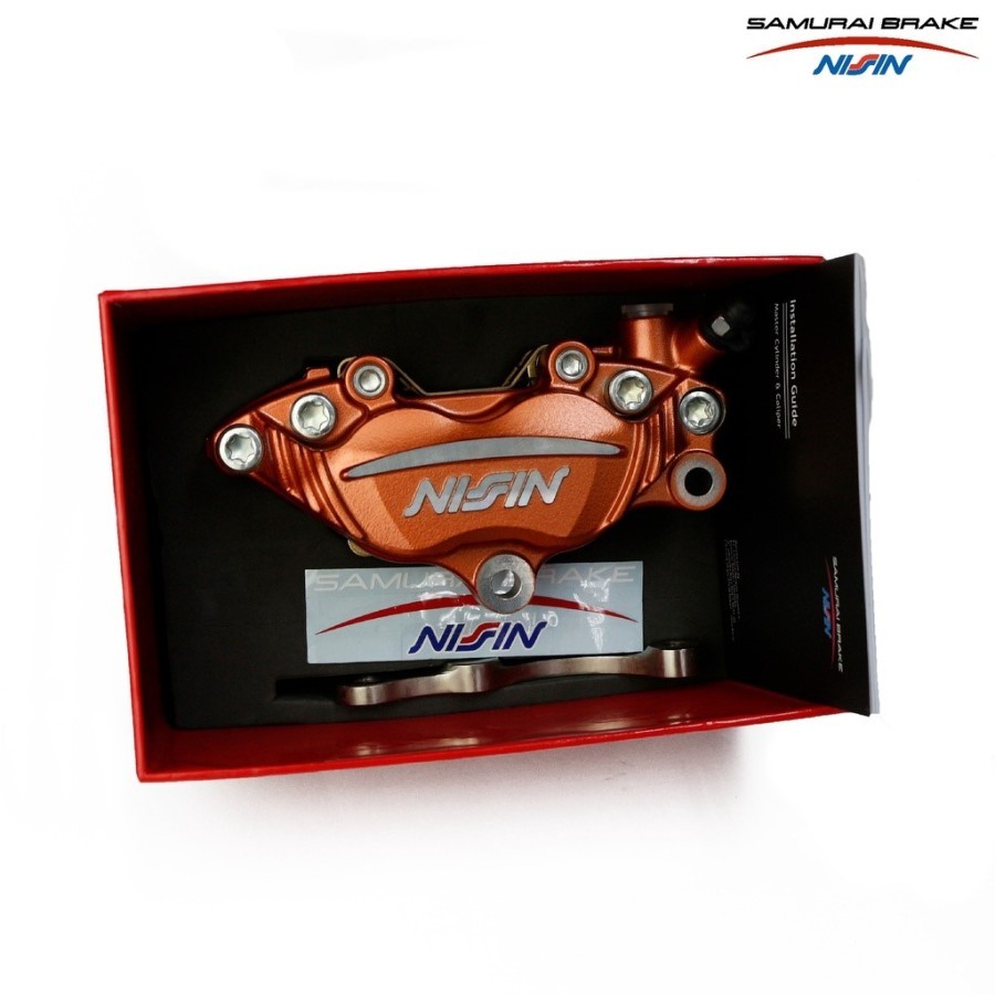Caliper Kaliper Nissin Samurai Brake CHEMCO 4 PISTON 4Pot R25 NMAX CBR NINJA XMAX
