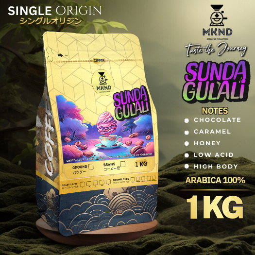 

MKND COFFEE ROASTERY - Kopi Arabika Sunda Gulali 1KG Specialty Singgel Origin | Medium Roast | Manual Brew | Premium Coffee Grade 1