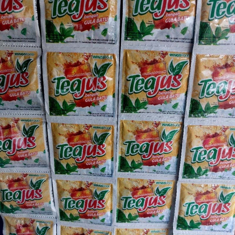 

teajus gula batu 6g RENCENG (isi10)