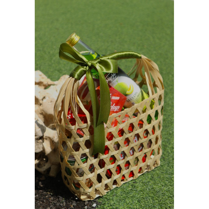 

Hampers Aesthetic elegant-Hampers murah Hampers Lebaran hampers tas rotan