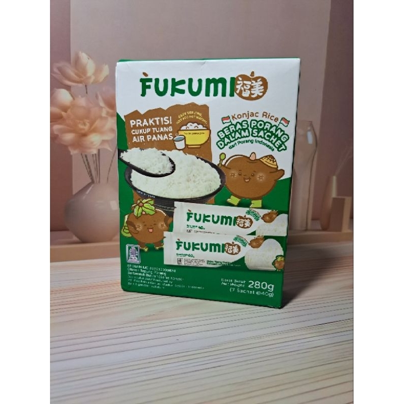 

FUKUMI Beras Porang Dalam Sachet ( 7 sachet @ 40g)