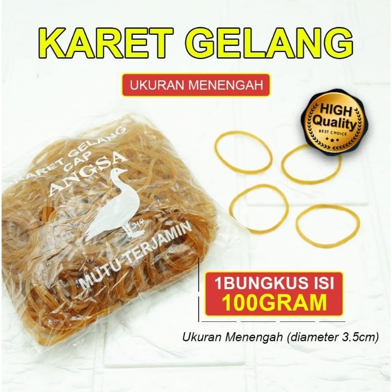 

Karet Gelang Cap Angsa 1ons
