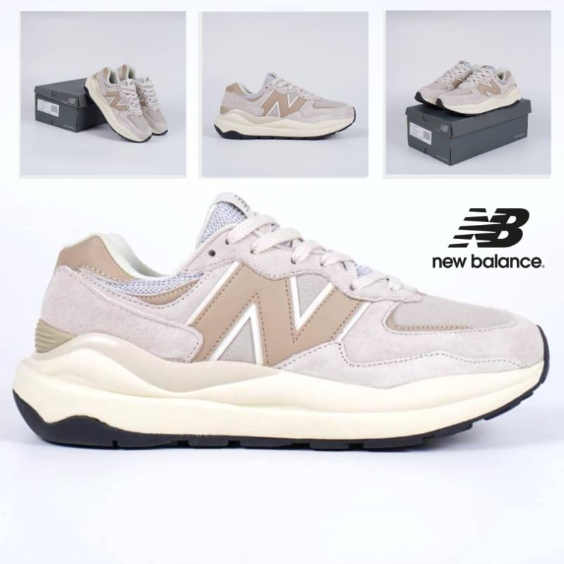 sepatu new balance 57/40 begie milk tea