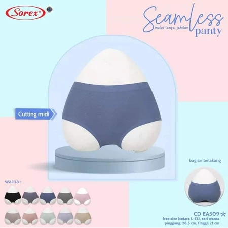 CD SOREX SEAMLESS EA 509 / EA 510 POLOS BAHAN LICIN - Cd Wanita Sorex Ea 509 Anti Nyeplak | Celana D