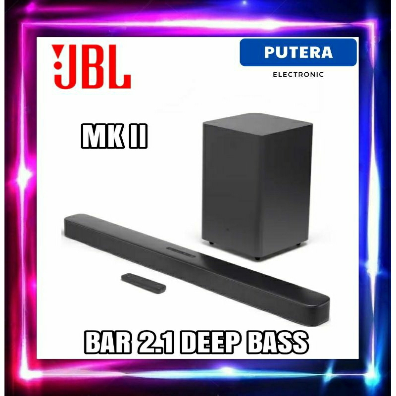 JBL BAR 2.1 SOUNDBAR DEEP BASS MK2 BAR2.1