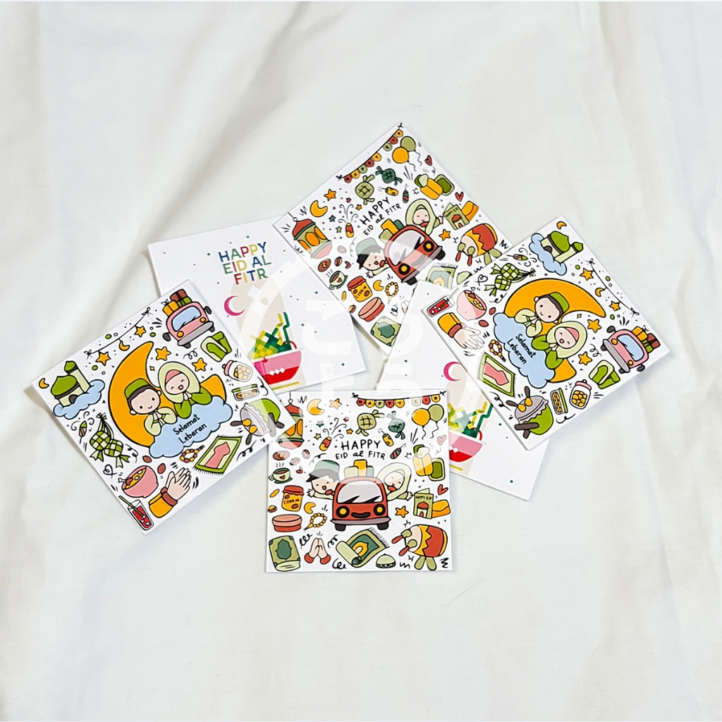 

6 PCS Amplop Angpau Lebaran THR Unik 1 Pack - Amplop Lebaran Murah - Amplop Lebaran Lucu - Angpao Lebaran - Amplop Lebaran Murah (Pack EC)