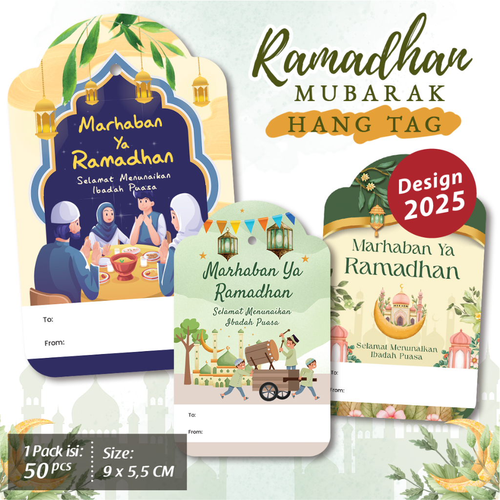 

[Isi 50] Hang Tag Ramadhan/ Hang Tag Buka Puasa marhaban ya ramadhan