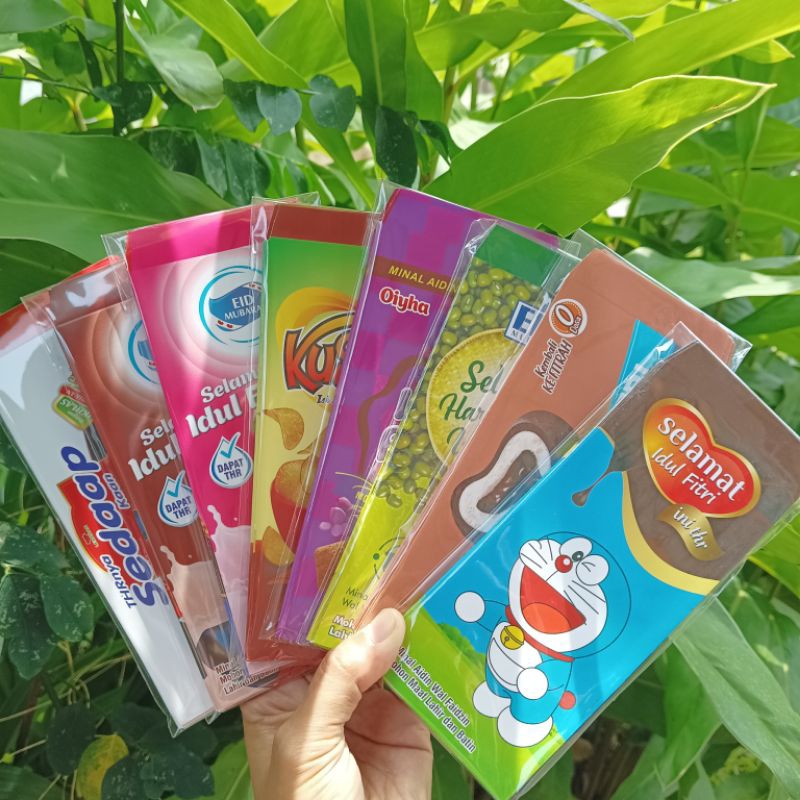 

AMPLOP LEBARAN SNACK (ISI 10 AMPLOP)
