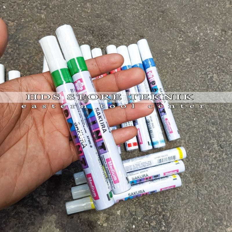 

Spidol Marker Sakura Permanen Spidol Penanda Besi Pain Marker Oil Model Kocok
