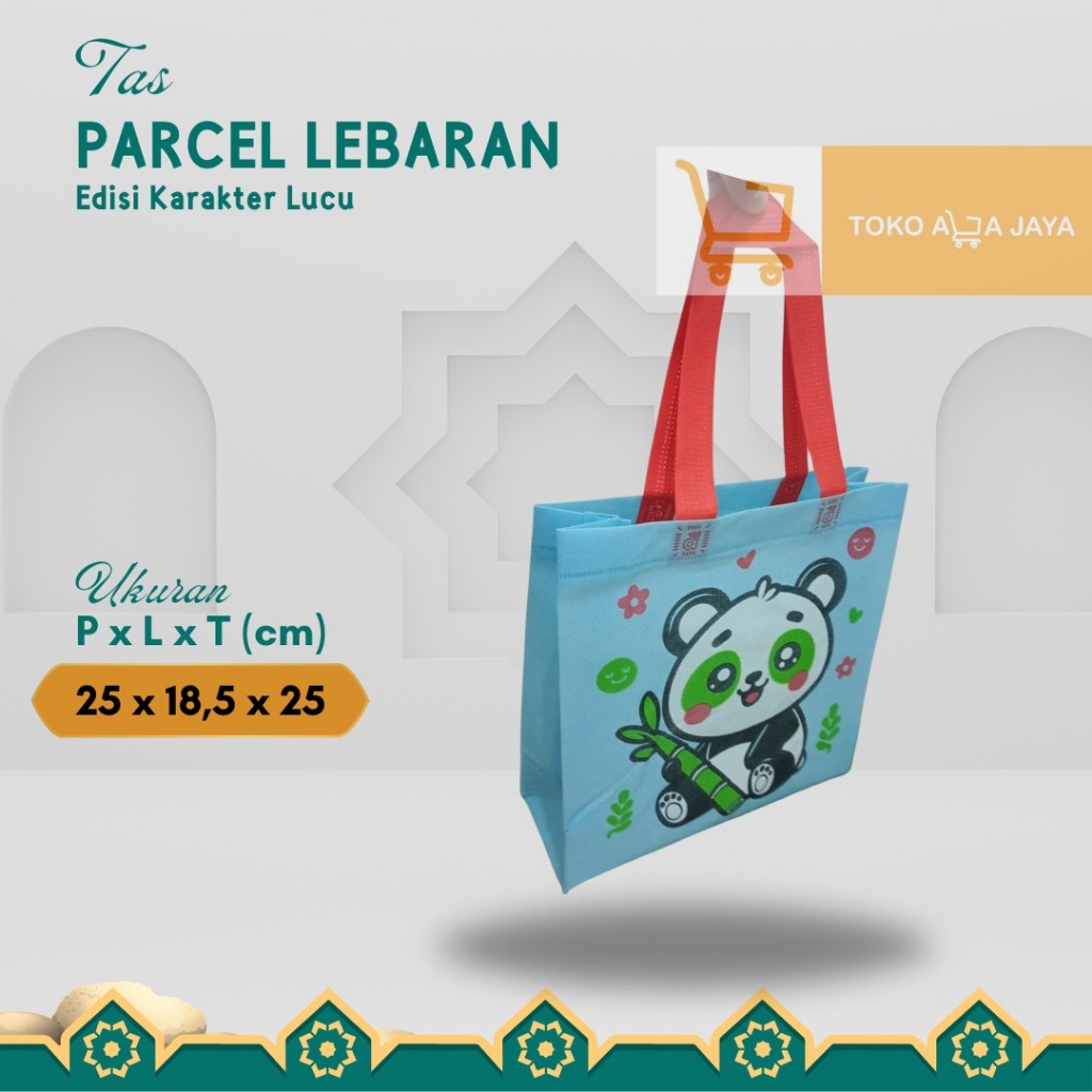 

TAS PARCEL LEBARAN TAS KADO LUCU KARTUN KODE 3500000655