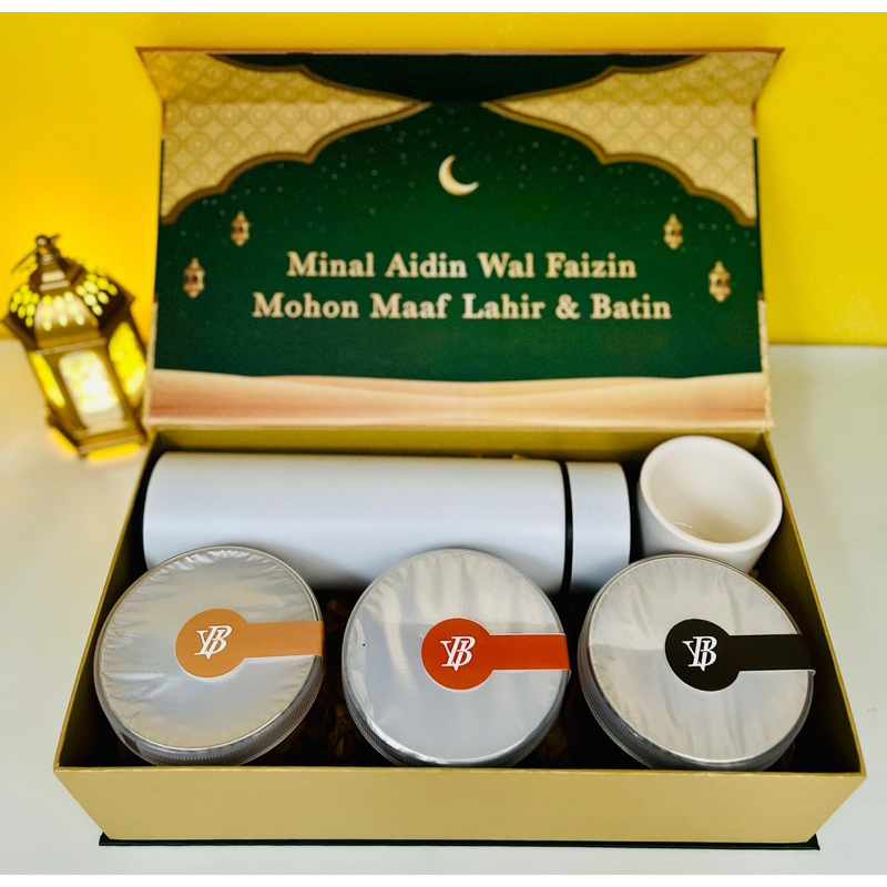 

HAMPERS IDUL FITRI/PARCEL LEBARAN/EID MUBARAK GIFT - DAMMAN packed