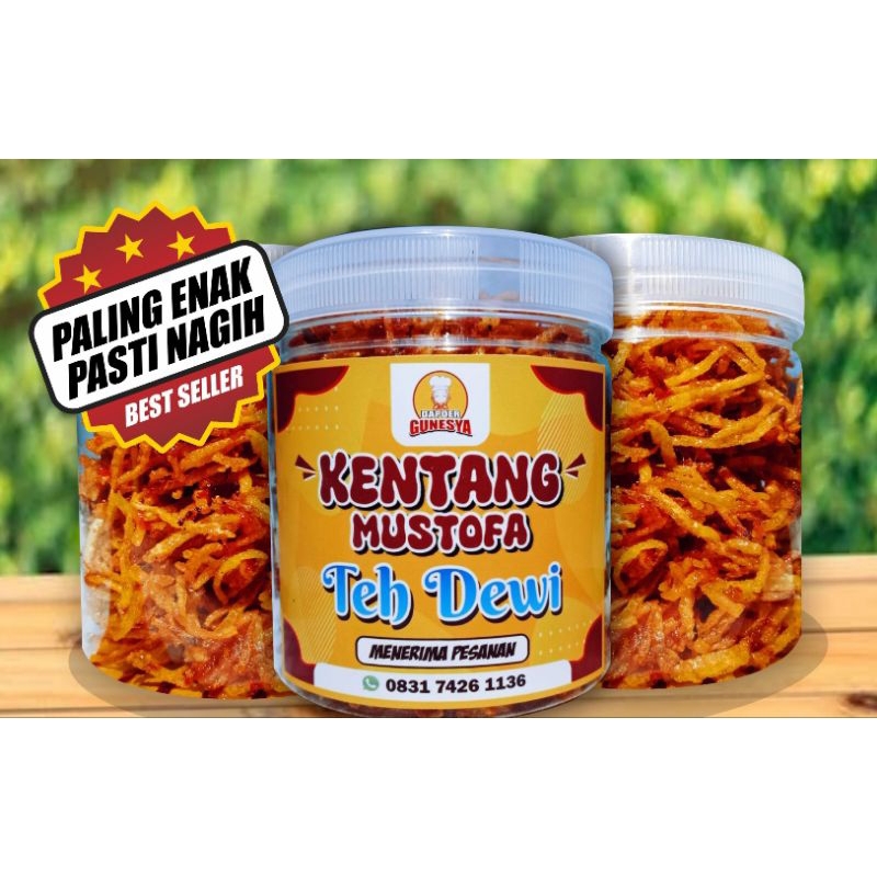 

MAKANAN RINGAN KENTANG MUSTOFA KRISPY 250 Gram - CEMILAN NGEMIL