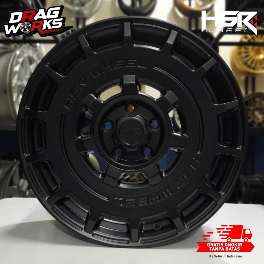 VELG MODEL RALLY HSR MENTAWAI R18 BAUT 5 UNTUK INNOVA XPANDER RUSH TERIOS CIVIC SX4 CAMRY HRV