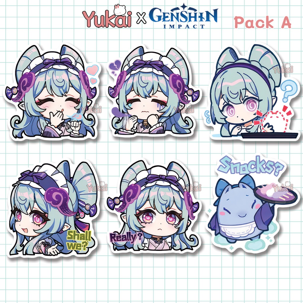 

Stiker Mizuki Genshin Impact Premium - Sticker Pack Anime Waterproof