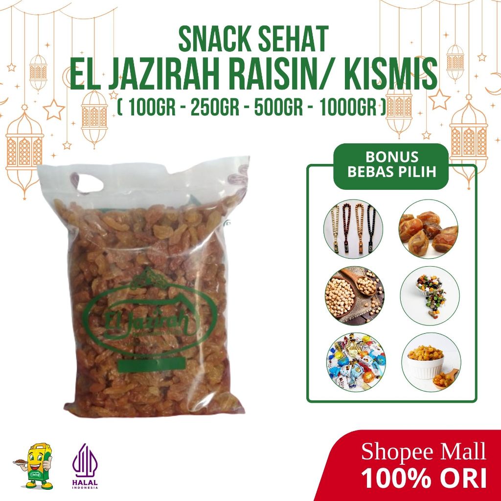 

El Jazirah Kismis / Raisin / Anggur Kering