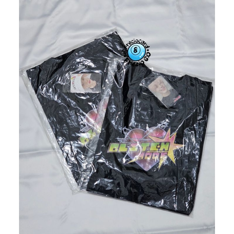 ready stock md tshirt glitch mode jisung jeno photocard