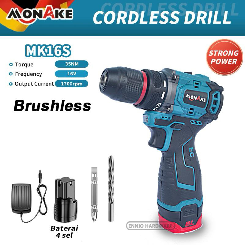 Mesin bor / brushless / cordless drill