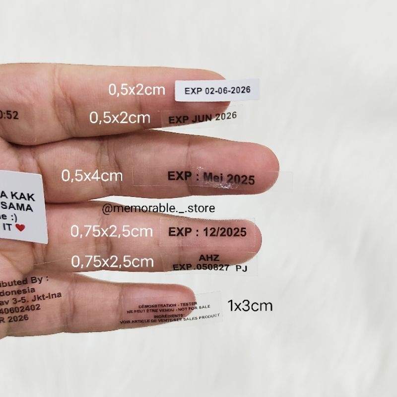 

Stiker Expired sudah dipotong Sticker Kadaluarsa Barcode Custom Tulisan dan Ukuran