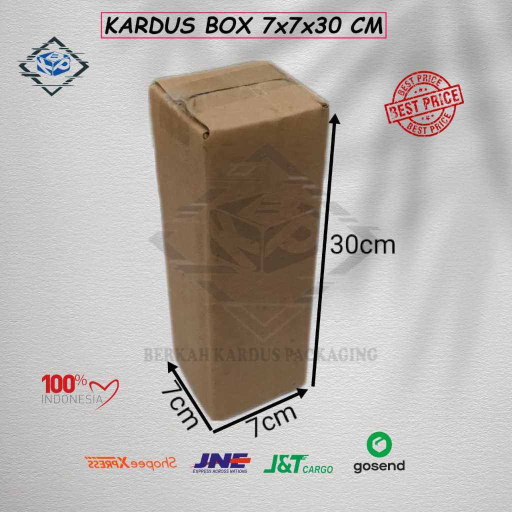 

Kardus box 7x7x30 cm single wall