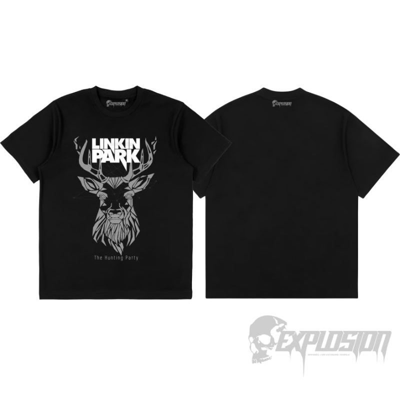 Tshirt   - LINKIN PARK THE HUNTING PARTY - Unisex Regular fit Cotton 24s Dewasa Bahan Tebal