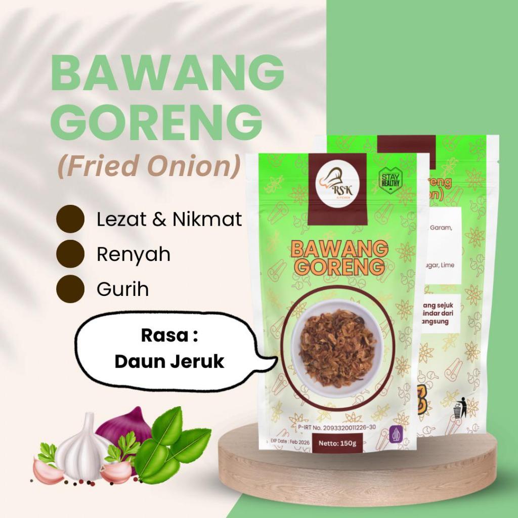 

RSK Kitchen Bawang Goreng Varian Rasa Daun Jeruk RSK006