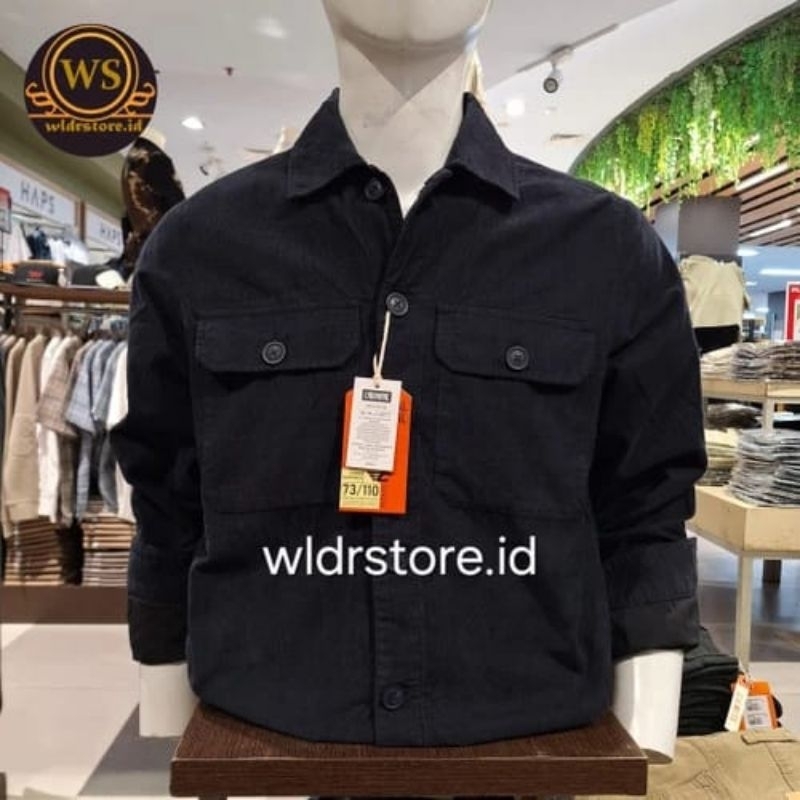 kemeja jaket corduroy pria brand CARDINAL CASUAL 000024 NAVY