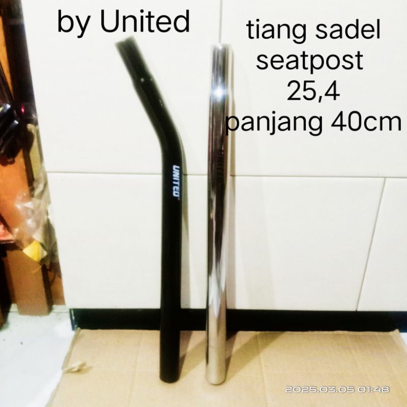 seatpost sepeda minion 25.4 x 40/59 cm seatpost panjang tiang dudukan sadel sepeda murah