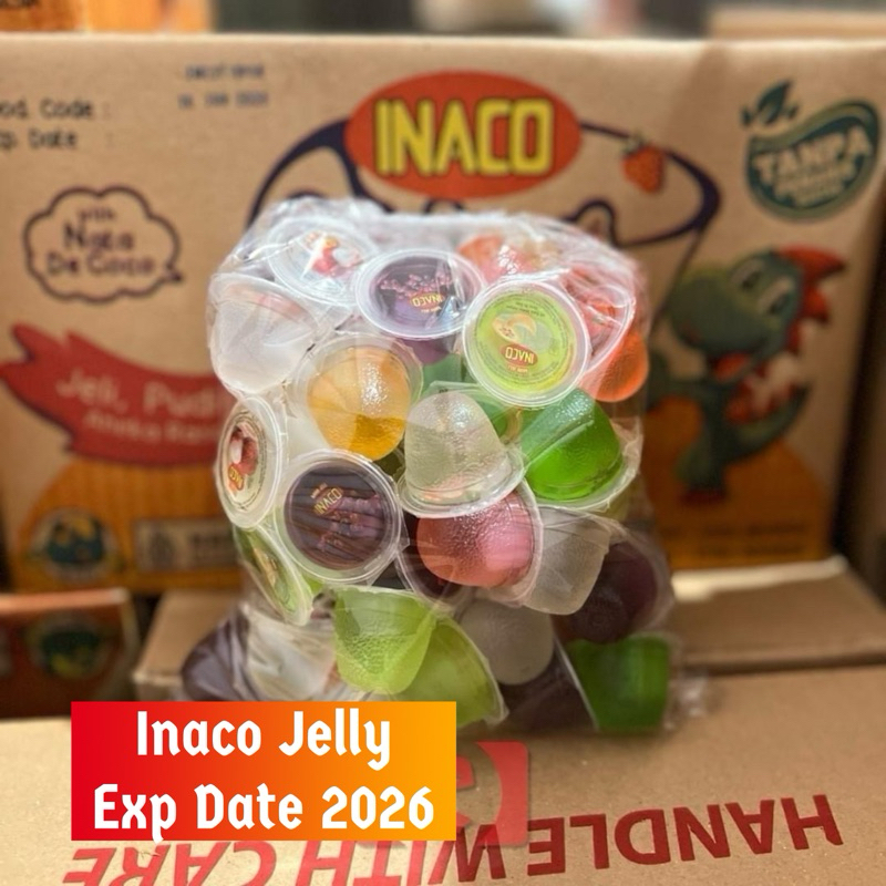 

exp 2026 1 KG Jelly Inaco Mix Rasa Buah Camilan Anak Jajan lebaran idul fitri hampers Jeli