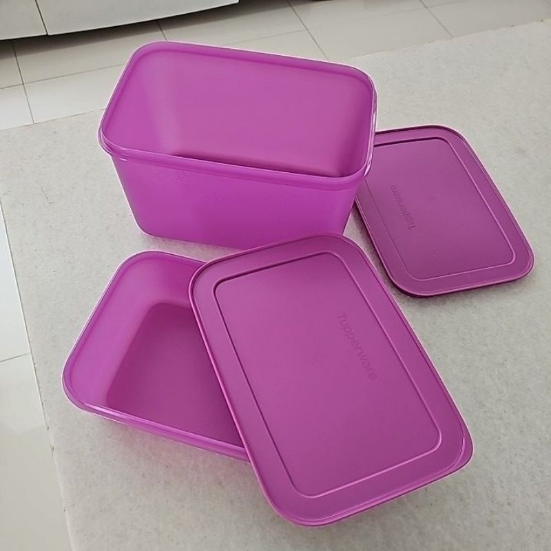 Tupperware freezermate ungu buy 1 get 1 free tempat simpan makanan di freezer