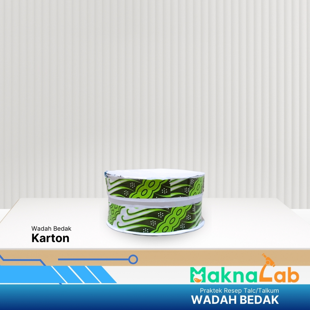 

Dus Bedak Kardus l Wadah Bedak Dari Dus - Karton Batik