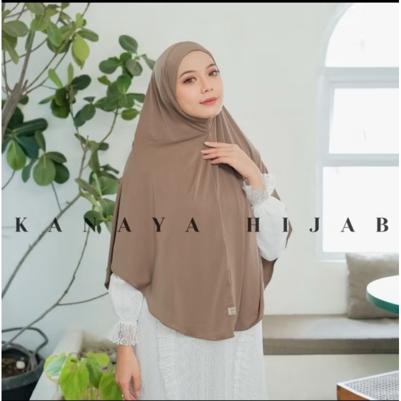 hijab kanaya bergo malay instan xl
