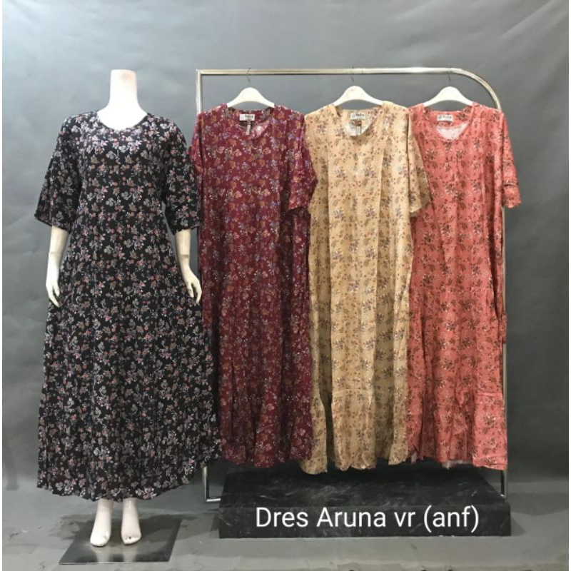 (LD 118) Daster Qonita Nafra Batik Pekalongan Dress Busui Friendly Premium Aruna Vr