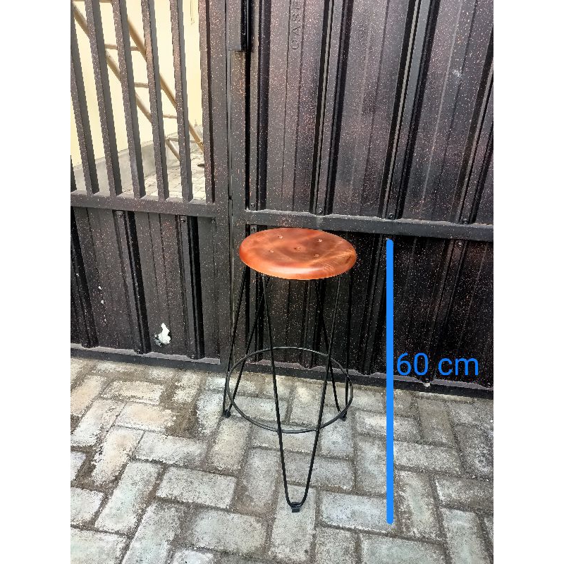 kursi kafe bar tinggi 60cm