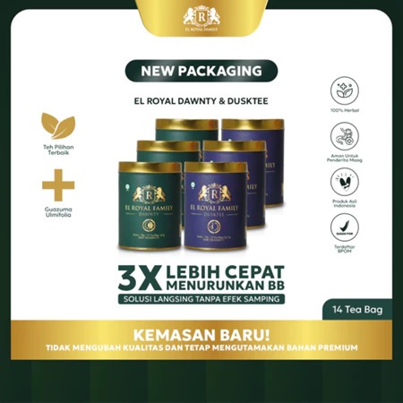 

El Royal NIght & Morning Premium Tea Bantu Tubuh Mendapatkan Asupan Antioksidan.