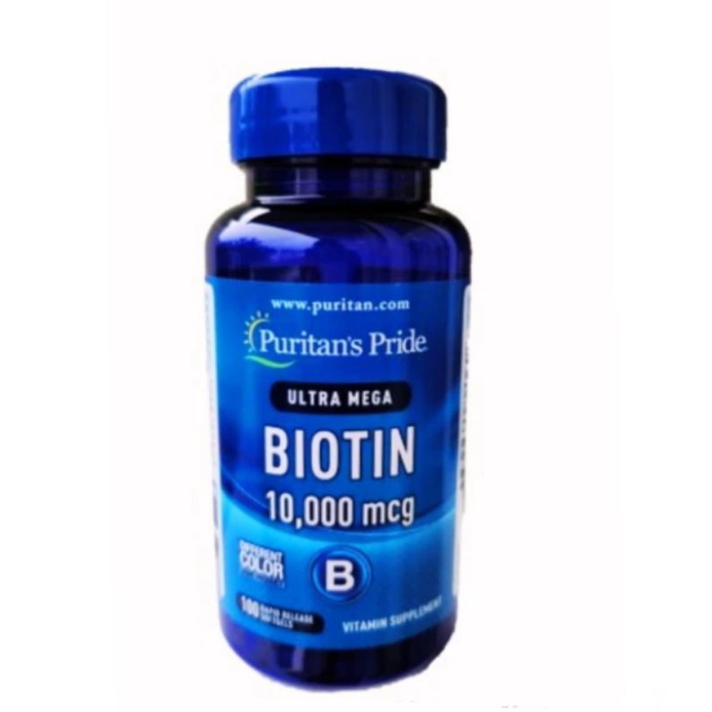 puritan's pride Mega ultra biotin 10000 mcg 100 Sofgels